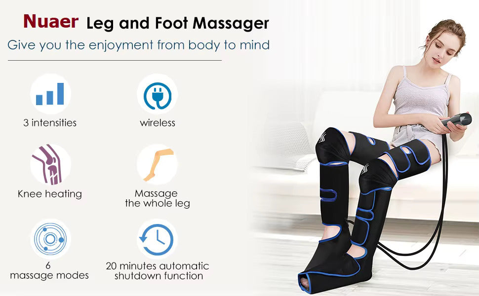 360° Foot and Leg Air Pressure Massager – Supports Circulation and Relaxation