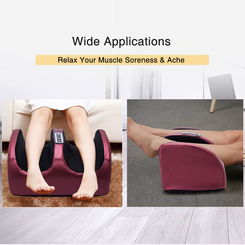 Relaxing Foot Massager with Heat, Compression, and Shiatsu Techniques